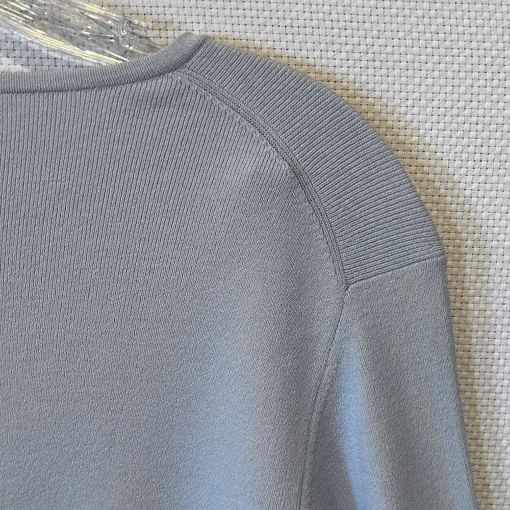 Thalian Womens Light Blue 2 Piece Knit Sweater and Pants‎ Set Size 10 Romania